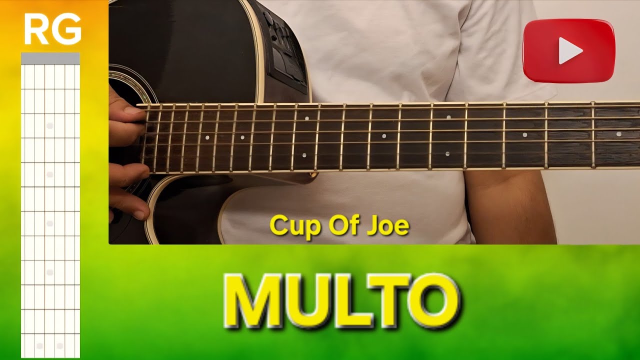 Multo | RepaGuitara Reggae Tutorial | Cup of Joe 