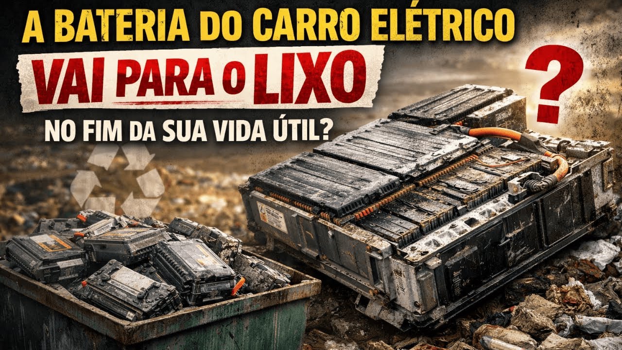 A GRANDE MENTIRA SOBRE CARROS ELÉTRICOS: Baterias vão para o lixo? A Verdade Revelada!