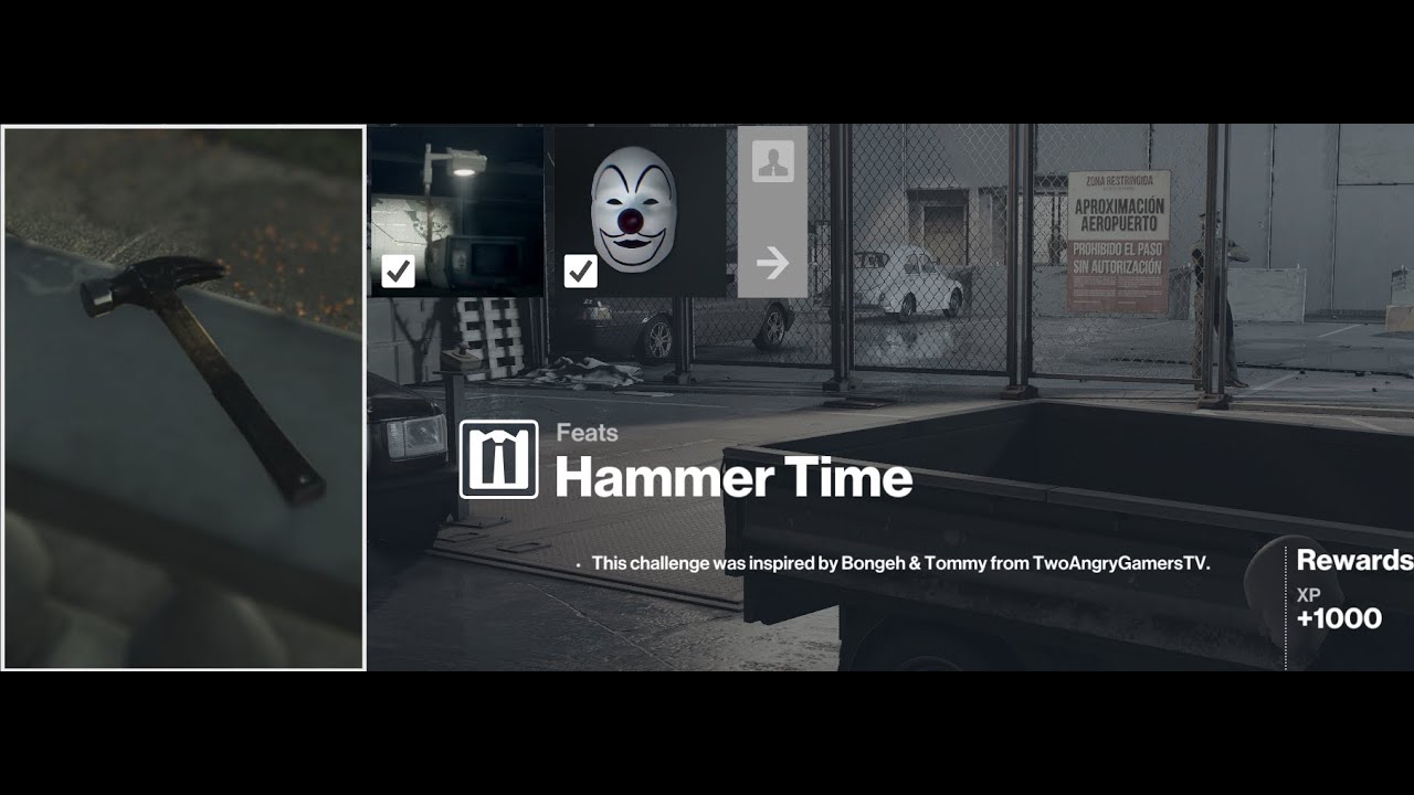 HITMAN 3 The Final Test - Challenge - Hammer Time (2021)