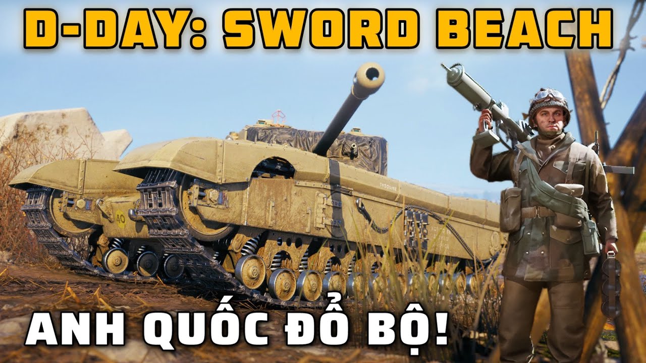 Cuộc đổ bộ Normandy của xe tăng Anh | World of Tanks Console