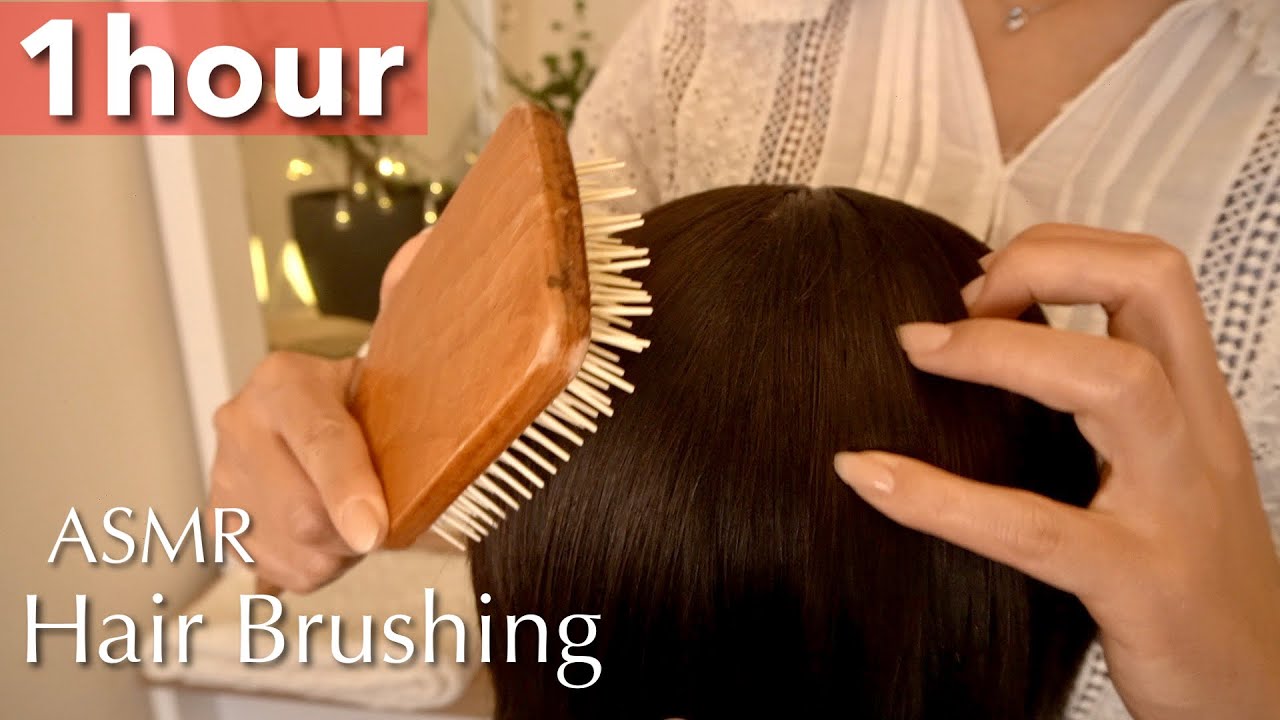 [ASMR] 1 Hour Hair Brushing for sleep | No Talking