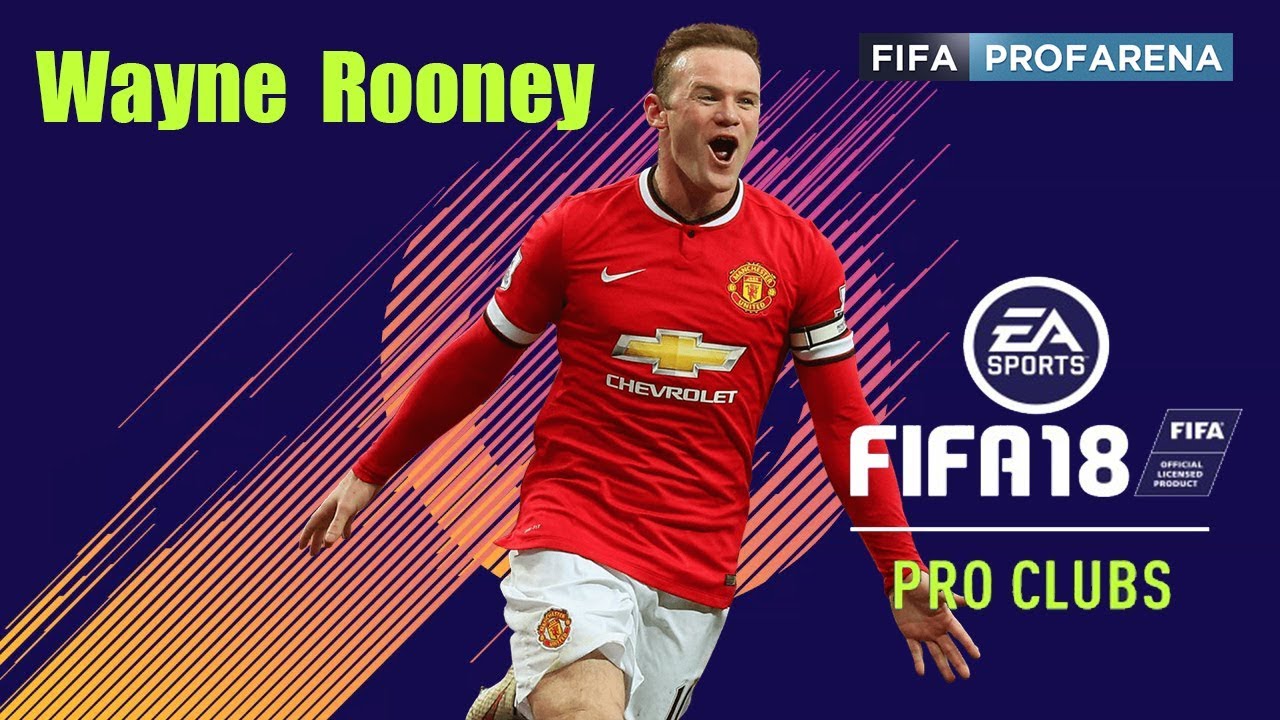 FIFA 18 ProClub Wayne Rooney Game Face