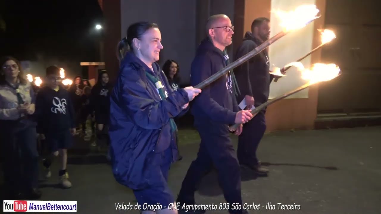 VELADA de ORAÇÃO - CNE Agrupamento 803 São Carlos - ilha Terceira Açores
