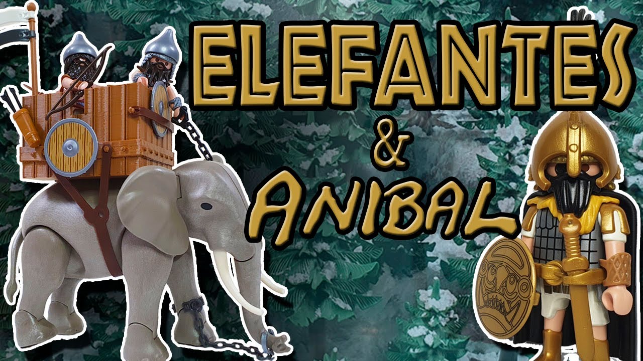 🐘Los ELEFANTES de PLAYMOBIL y ANIBAL BARCA🐘 cajas de COLECCIÓN y DIORAMA【ROMA】 ⚔️