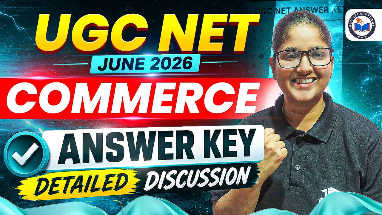 UGC NET Re-Exam 2026 Commerce Answer Key Out | UGC RE NET Commerce 2026 Paper Solution