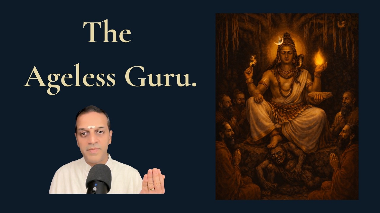 Sri Dakshinamurti Dhyana Shloka - Verse 3: The Paradox of the True Guru.