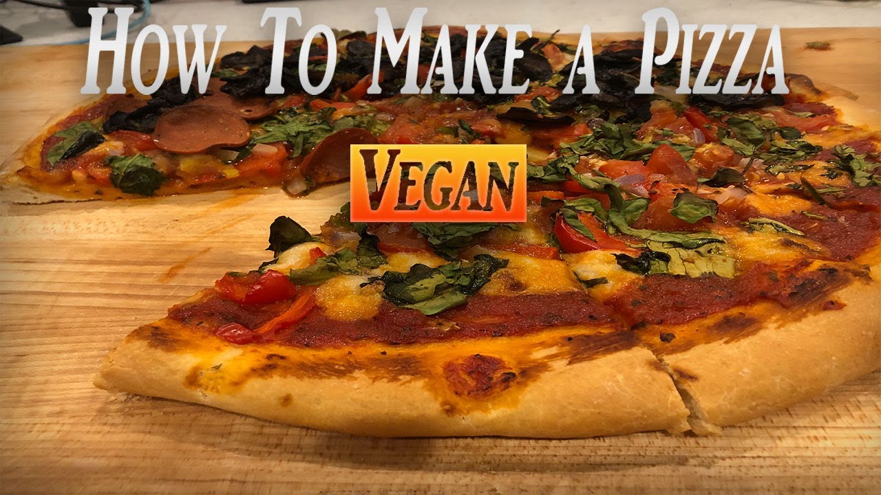 How To Veganize a Pizza....Homemade