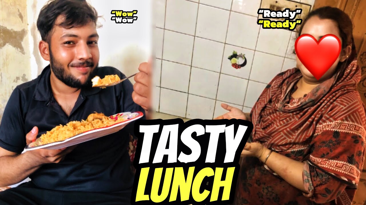 Wife ke saath mil ke lunch banaya|| Bohat tasty bna ❤️ #unfrezzmyaccount
