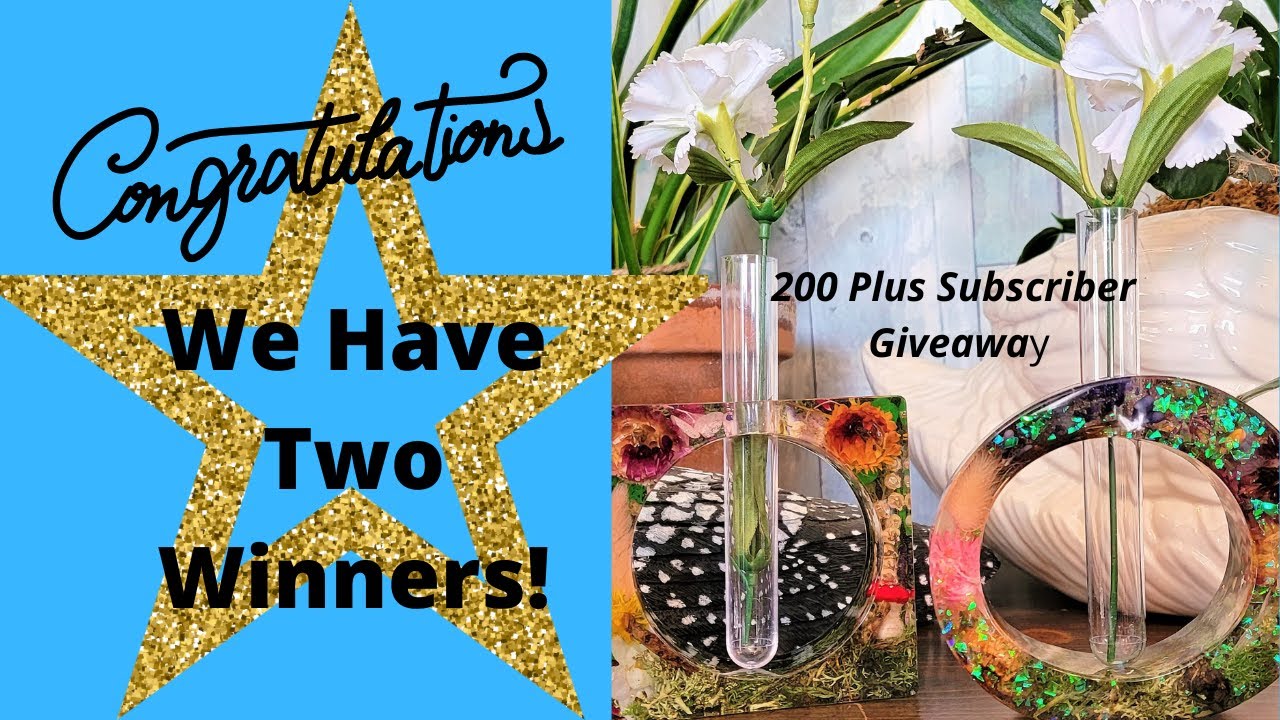 #41 Subscribers Giveaway 200+ We Have Two Winners!  Thank You Everyone!