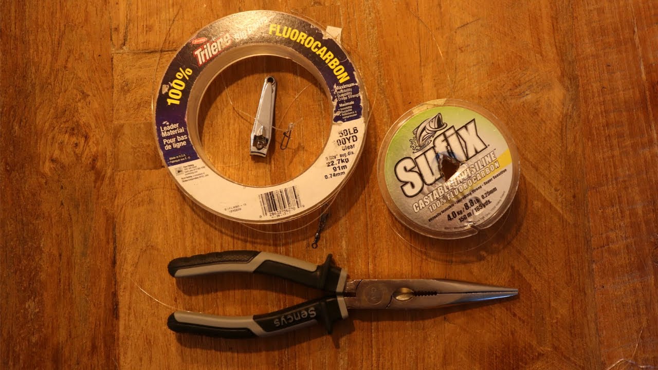 Easiest and quickest way to make your own fishing leader