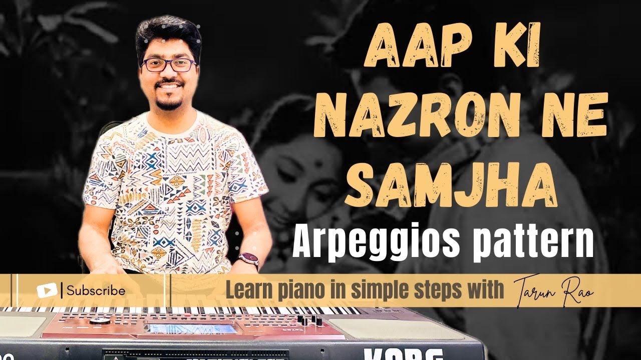 Aapki Nazron Ne Samjha | 7/8 Time Signature Explained | Easy Piano Tutorial | KORG 🎹| KSV Keyboard