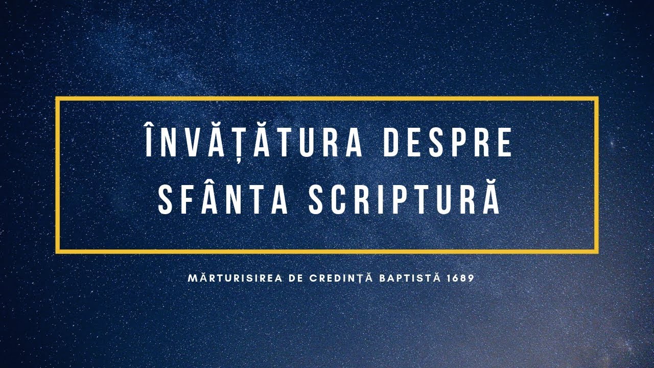 Andrei Croitoru |  &Icirc;nvățătura despre Sf&acirc;nta Scriptură
