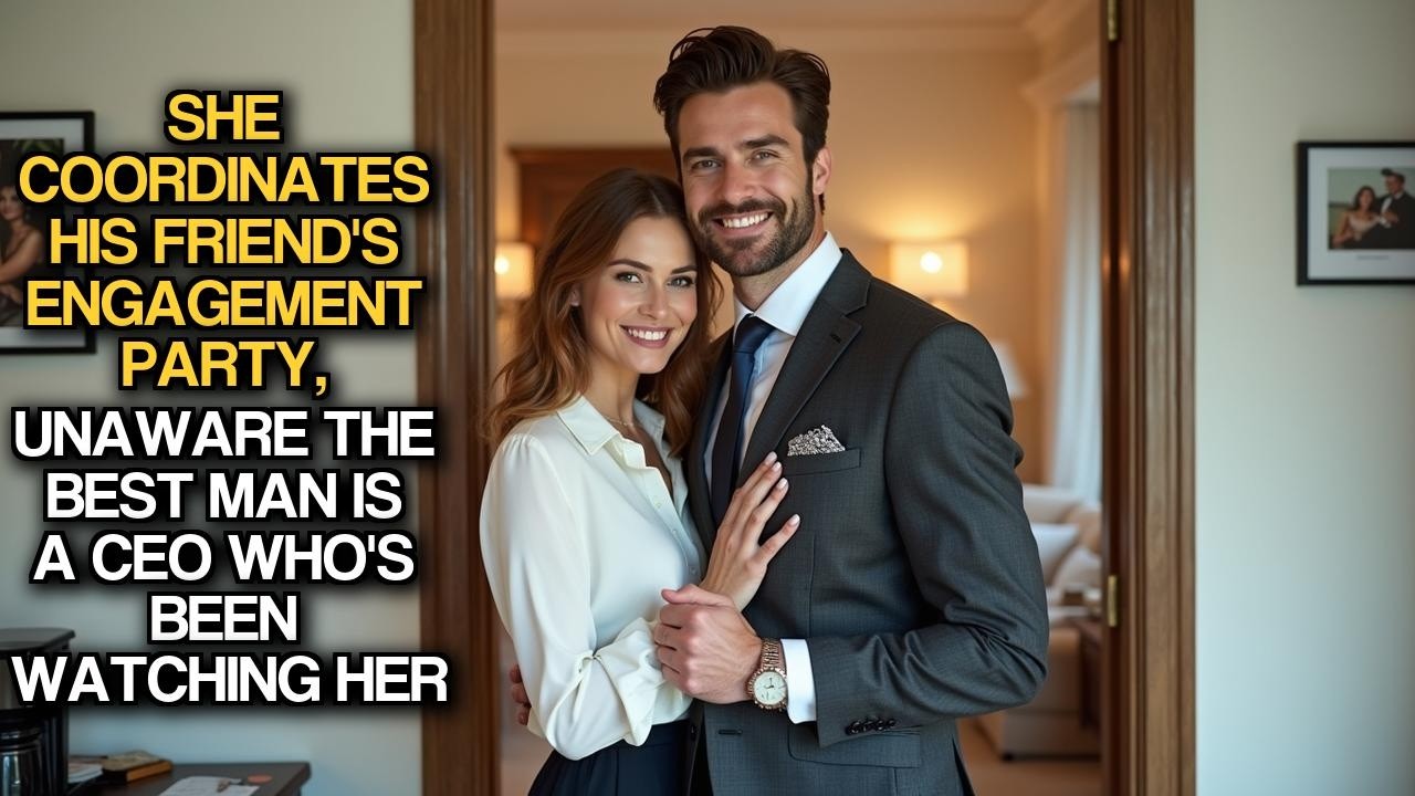 She Coordinates His Friend's Engagement Party, Unaware The Best Man Is A CEO Who's Been Watching Her