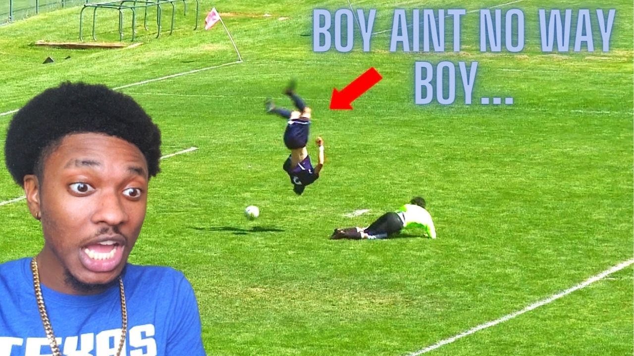 NBA Fan Reacts To 1 in a MILLION moments in football!!!