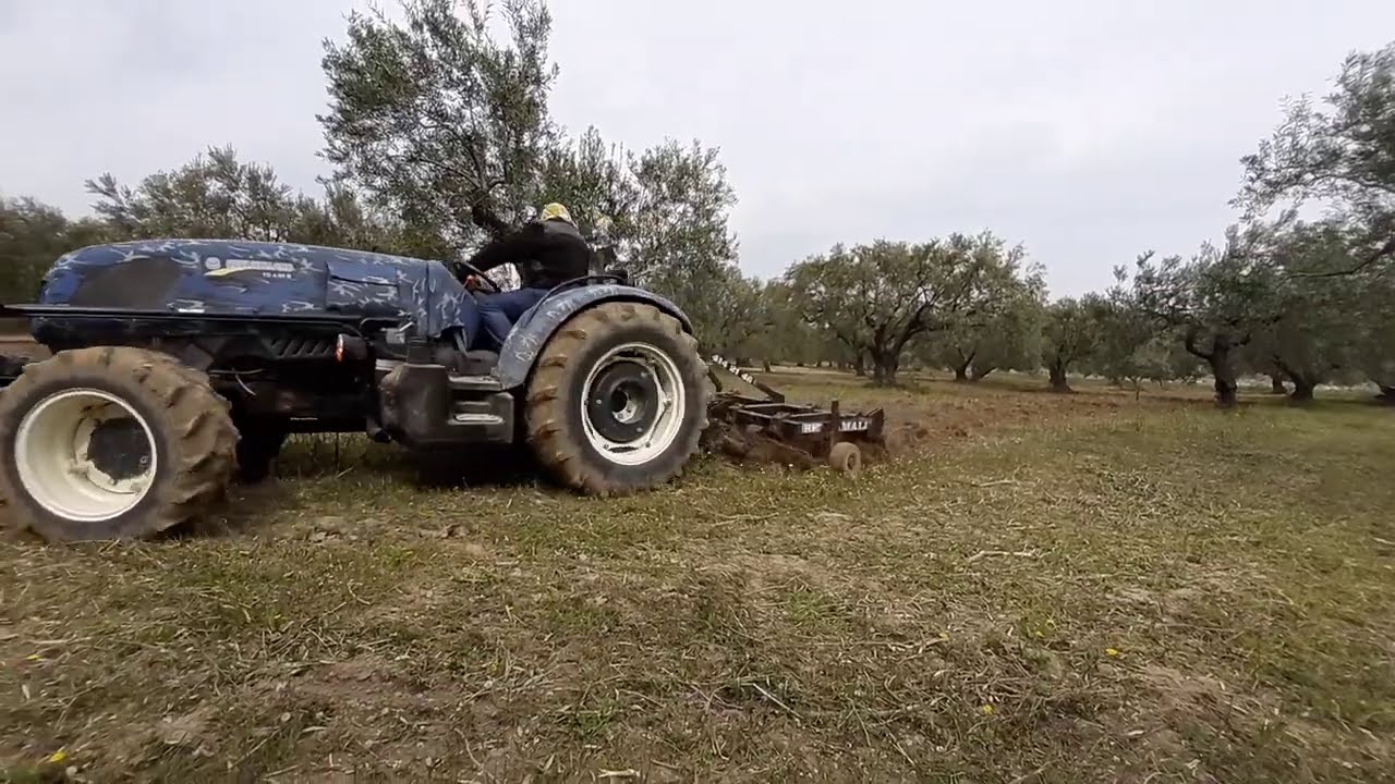 NEW HOLLAND TD4. 90 lık traktör ile 11 Lİ ÇİZEL çekimi