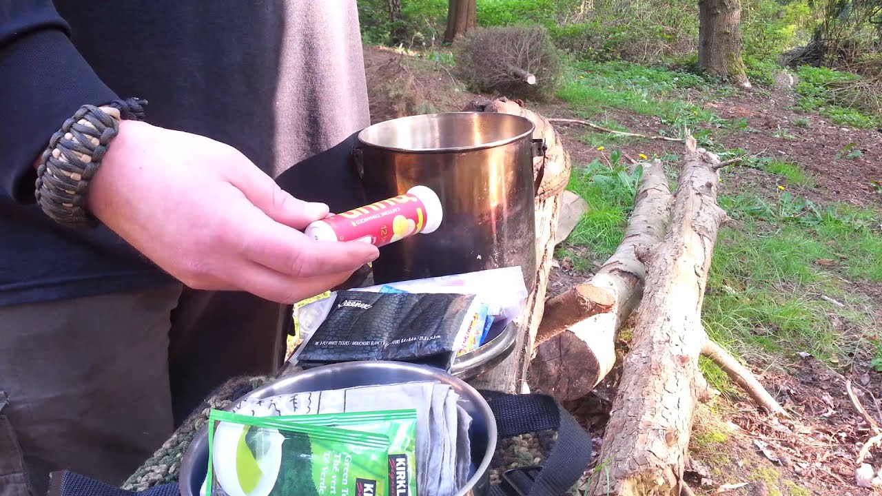 Zebra Billy Pot camp cookware and contents