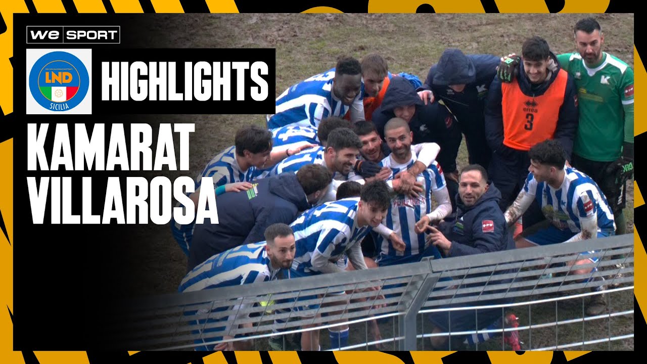 Kamarat vs Villarosa (Promozione - Giornata 16 - Girone C)