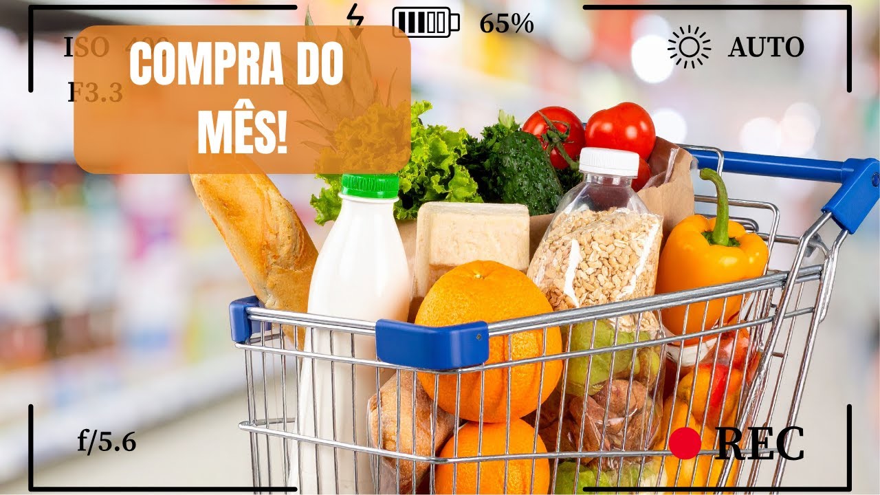 Compras do mês completas | Mercado + limpeza 🛒💸