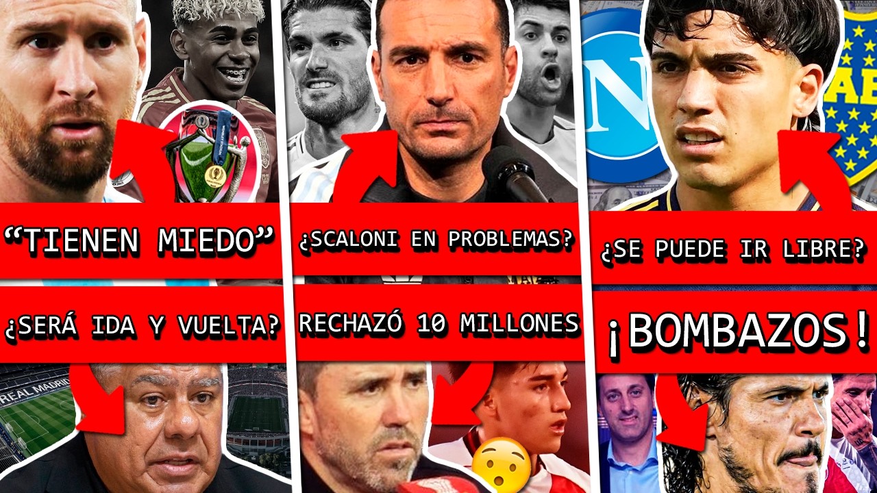 ¿ARGENTINA le tiene MIEDO a ESPAÑA?+ SCALONI en problemas+ BOCA vende CRACK?+ RIVER rechazó MILLONES