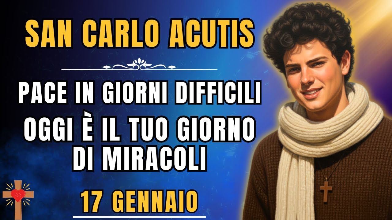 Preghiera a San Carlo Acutis per ottenere la pace e superare i giorni difficili