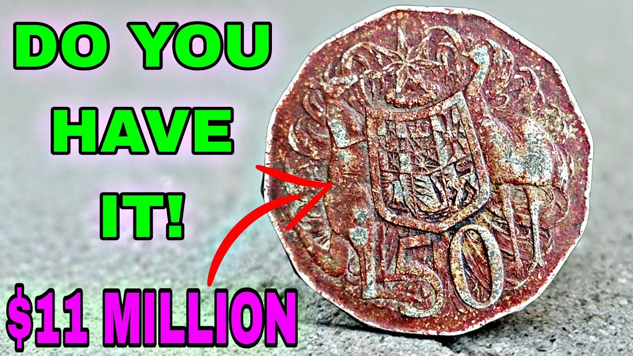 Unbelievable Value of Rarest 50 cent Australian coin could make you millionaire! Coins to look for!