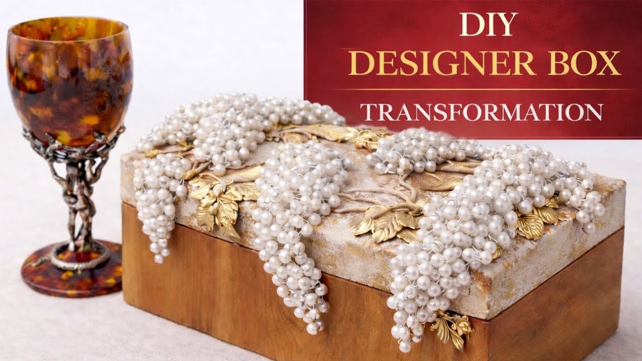 Designer Box Transformation DIY Luxury Decor