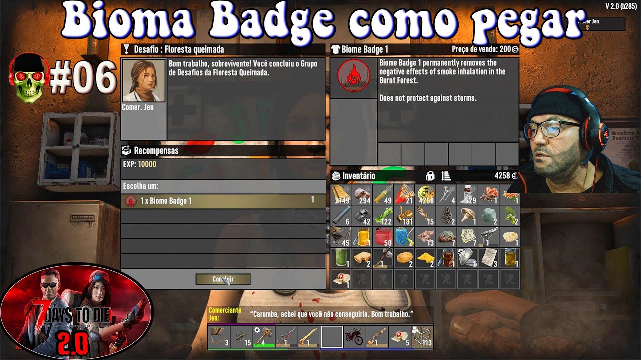 TUTORIAL COMO ENTRAR NA ÁREA QUEIMADA ✅ 7DTD V2 0 Storm's ✅ Cap06