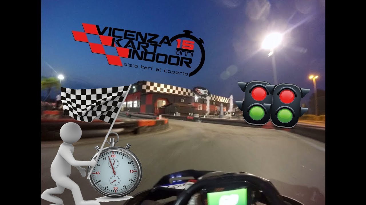 Una serata al Vicenza Kart Indoor (pole e vittoria di manche)
