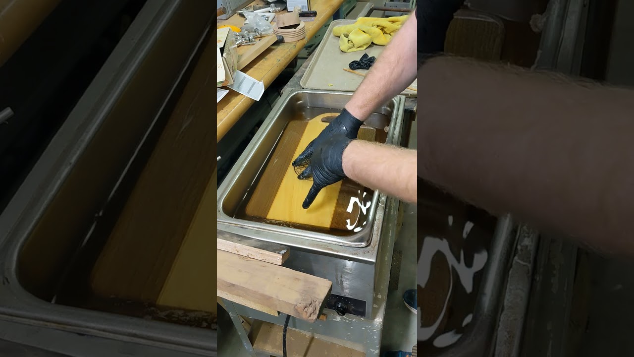 Cutting board hot oil dip