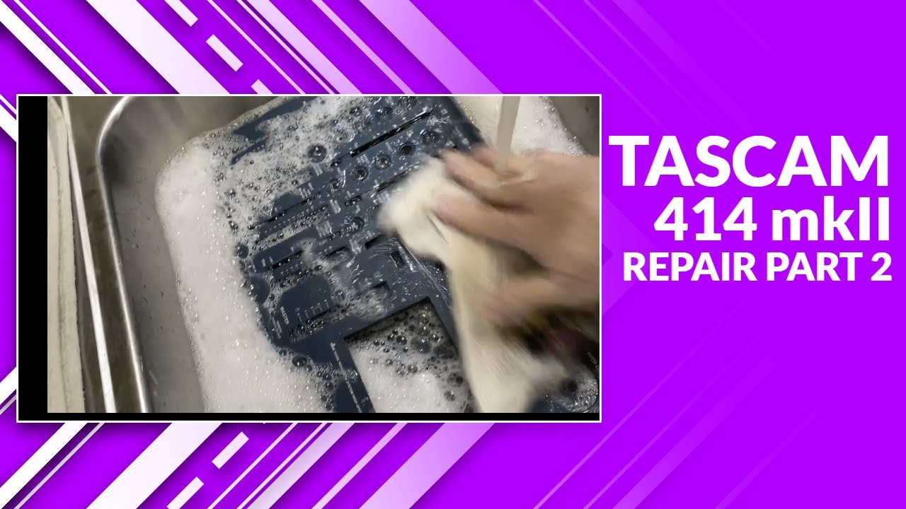 Tascam Portastudio 414 mkII Restoration Part 2 - Circuit Repair