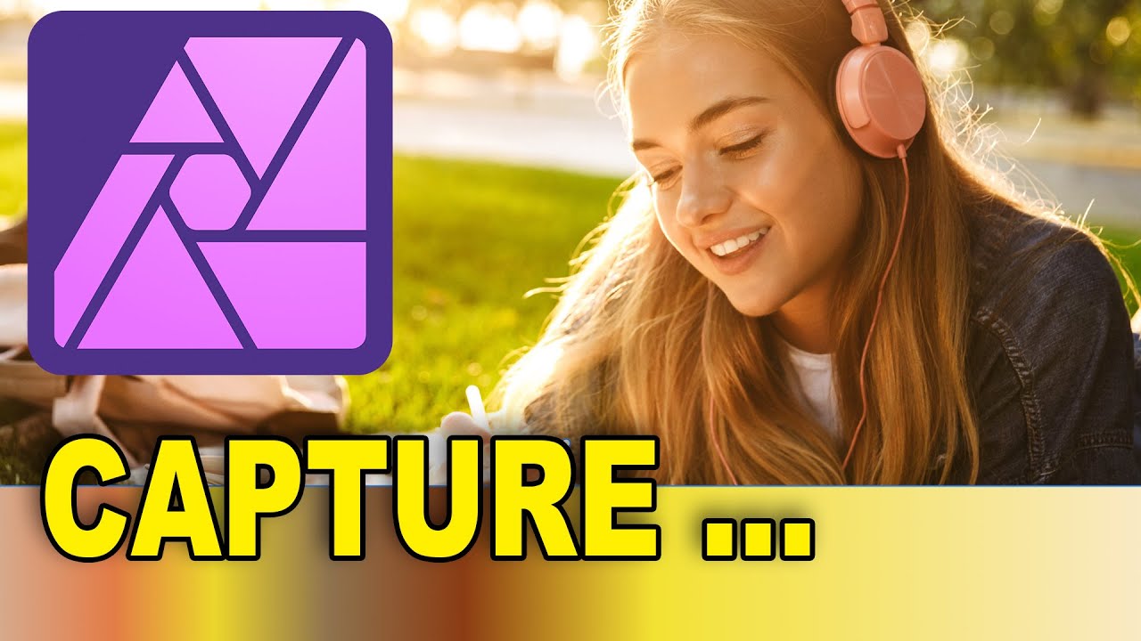 How to capture gradient from image in AFFINITY PHOTO | save gradient