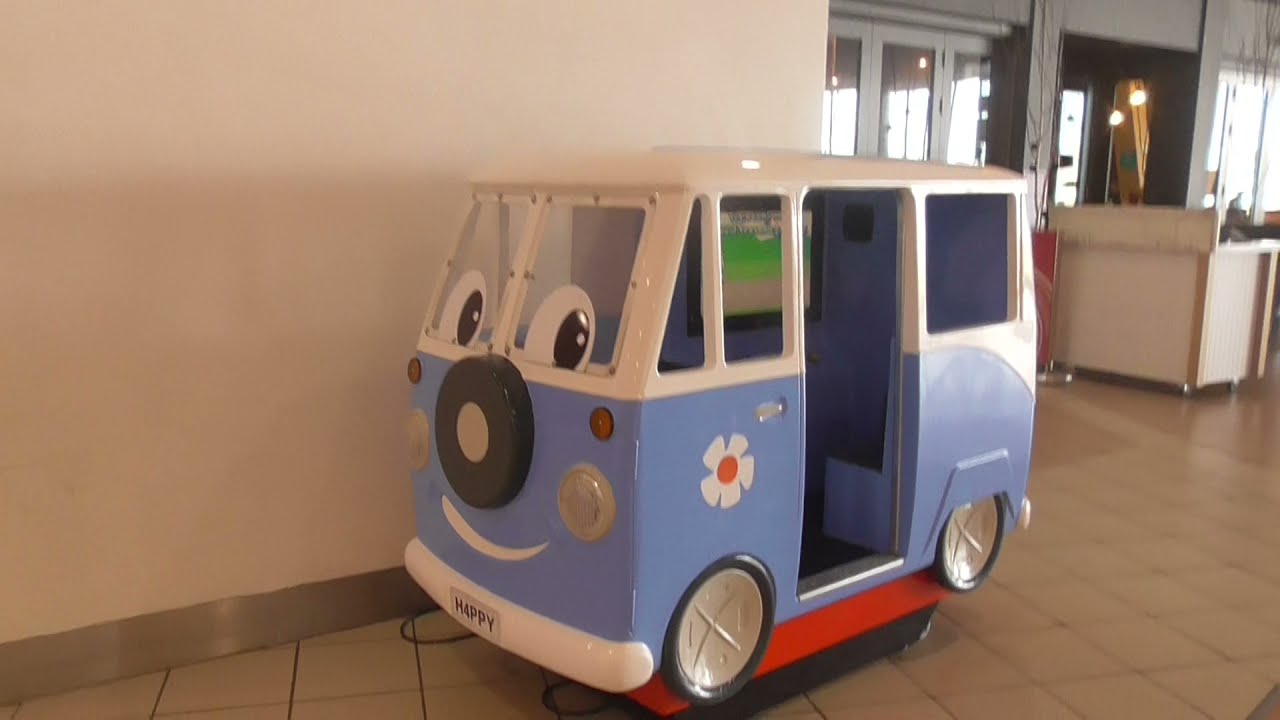 Jolly Roger Blue Camper Van Kiddie Ride