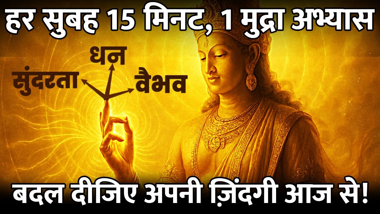 हर सुबह 15 मिनट+1 मुद्रा अभ्यास! बदल दीजिए अपनी ज़िंदगी आज से! Powerful Hand Gestures & Mudras