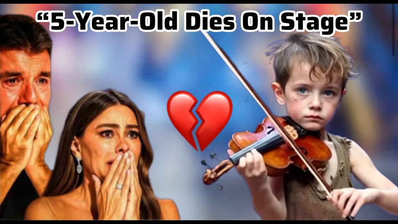 5-Year-Old Boy Dies on Stage Playing Violin | Simon Breaks Down in Tears #viral #emotional #magic