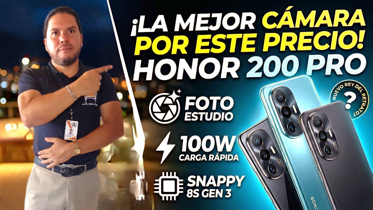 ​¿Adiós a las cámaras profesionales? 📸 Honor 200 Pro: El REY del Retrato