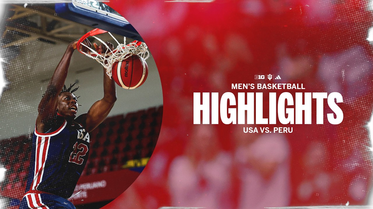 Indiana Men's Basketball | Full Game Highlights | FISU America Games | USA vs. Peru | 7/21/26