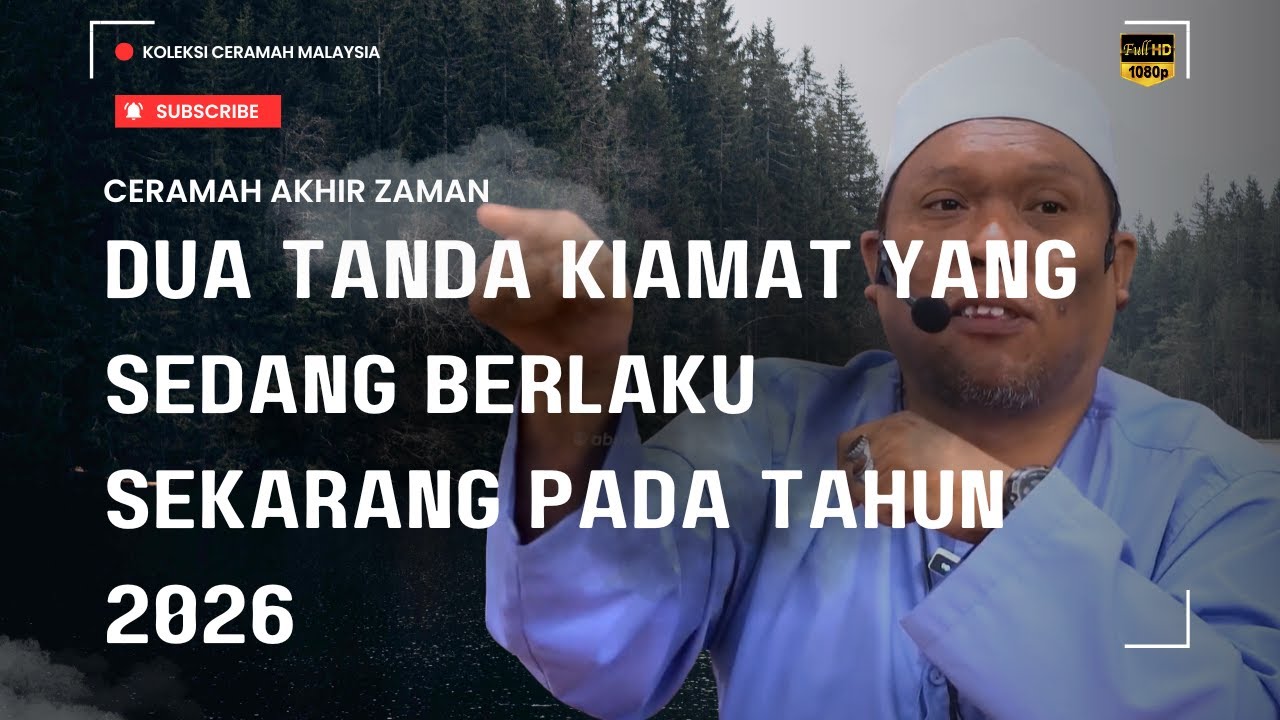 Dua Tanda Kiamat yang Sedang Berlaku Sekarang pada tahun 2026 ‼️ USTAZ AUNI