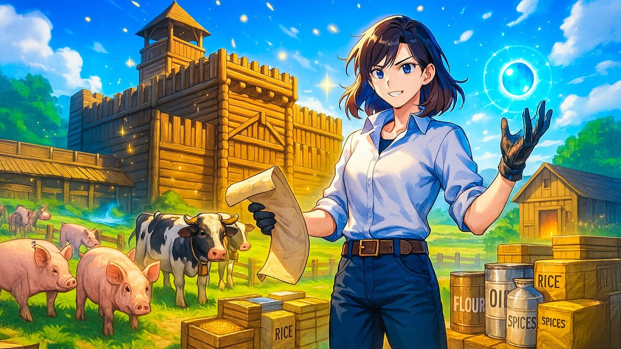 I Was Thrown Into a Book Character’s Life—So I Bought 20 Pigs, 10 Cows, and Built a Food Fortress!