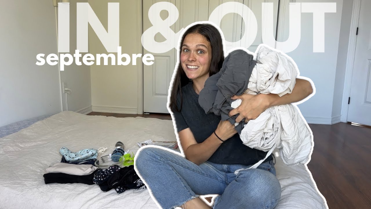In & Out Septembre 2025 | Nouveaux objets & désencombrement d’une famille minimaliste de 5