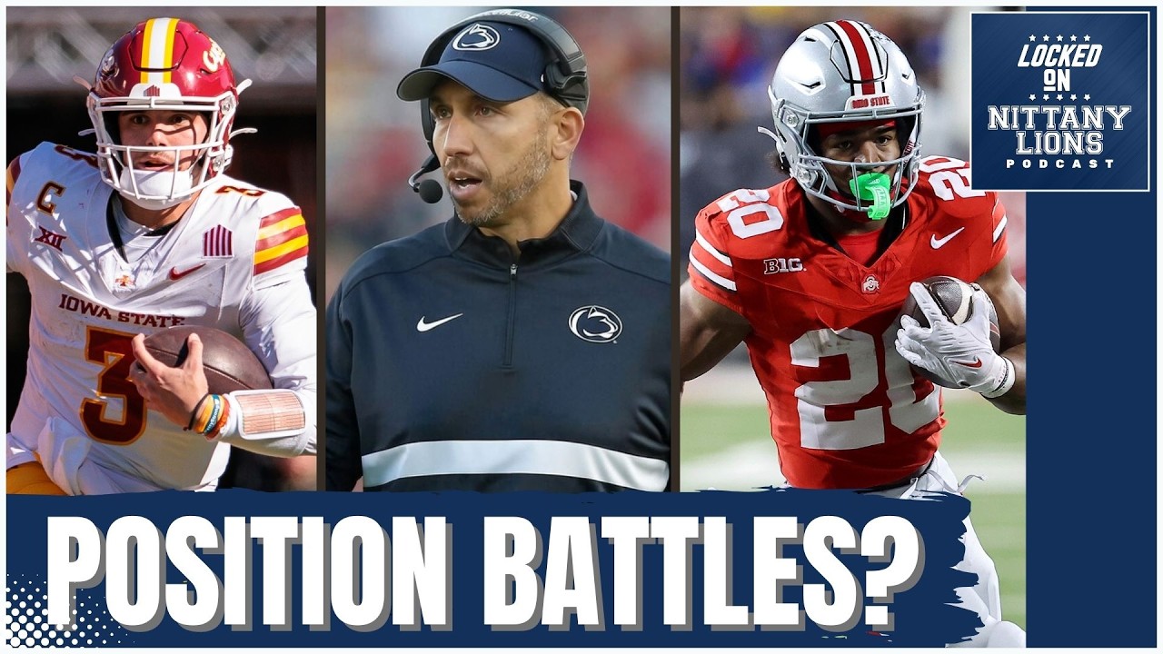 Penn State’s Offense Has MASSIVE Position Battles Going Into Spring Camp!