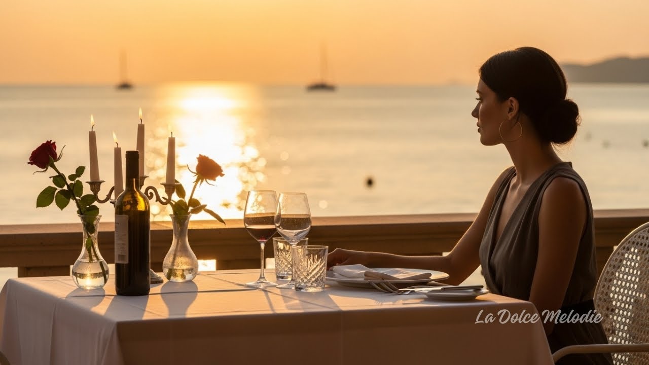 Italian Dinner Music by the Sea LIVE 🌅 | Mediterranean Guitar & Piano Ambience