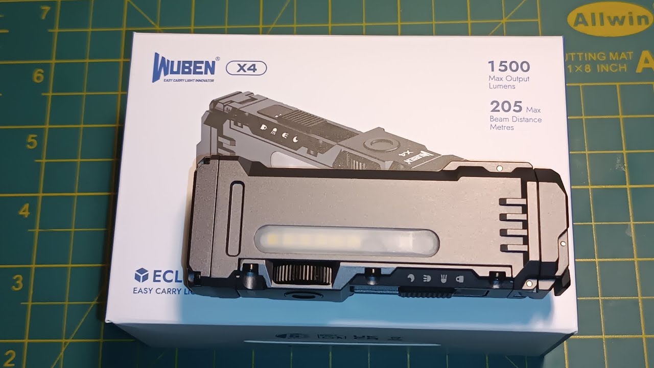 Ліхтар Wuben X4. Стильний і корисний гаджет. Ліхтарне майбутнє вражає.