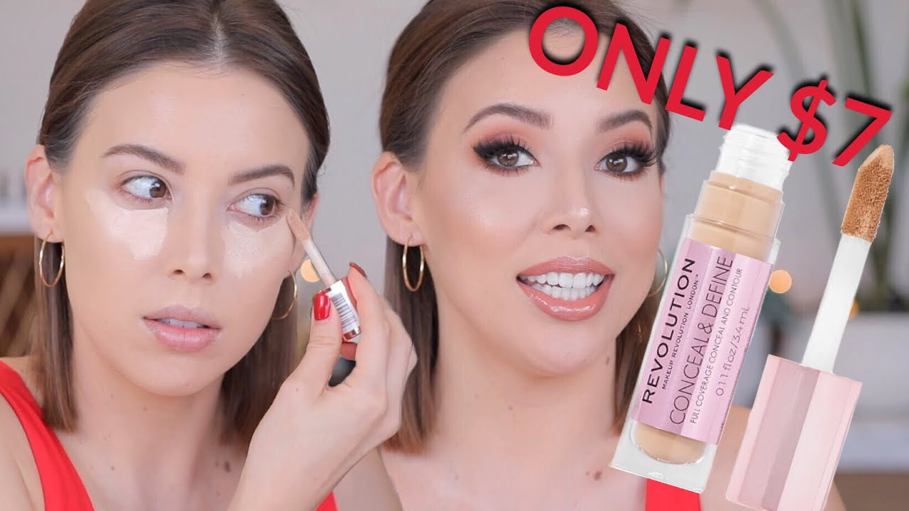 MAKEUP REVOLUTION CONCEALER WEAR TEST - (BETTER THAN SHAPE TAPE?)