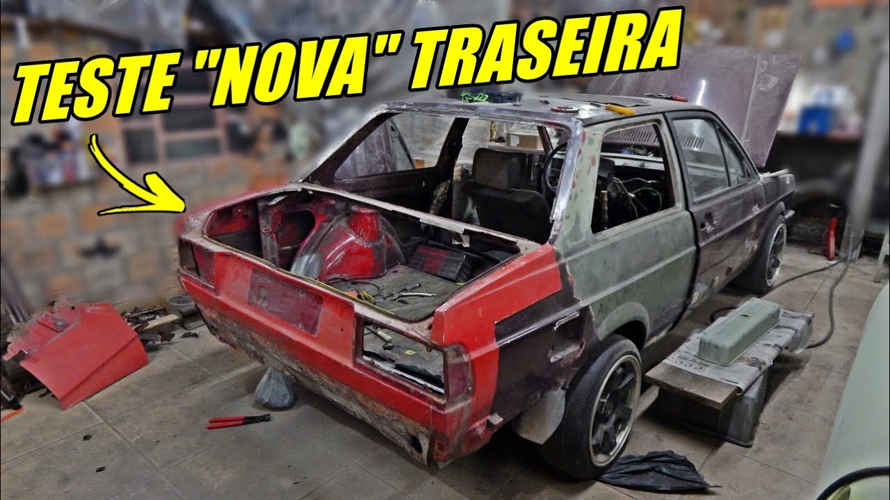 REPAROS E TESTE DA NOVA TRASEIRA DO VOYAGE DE R$ 800