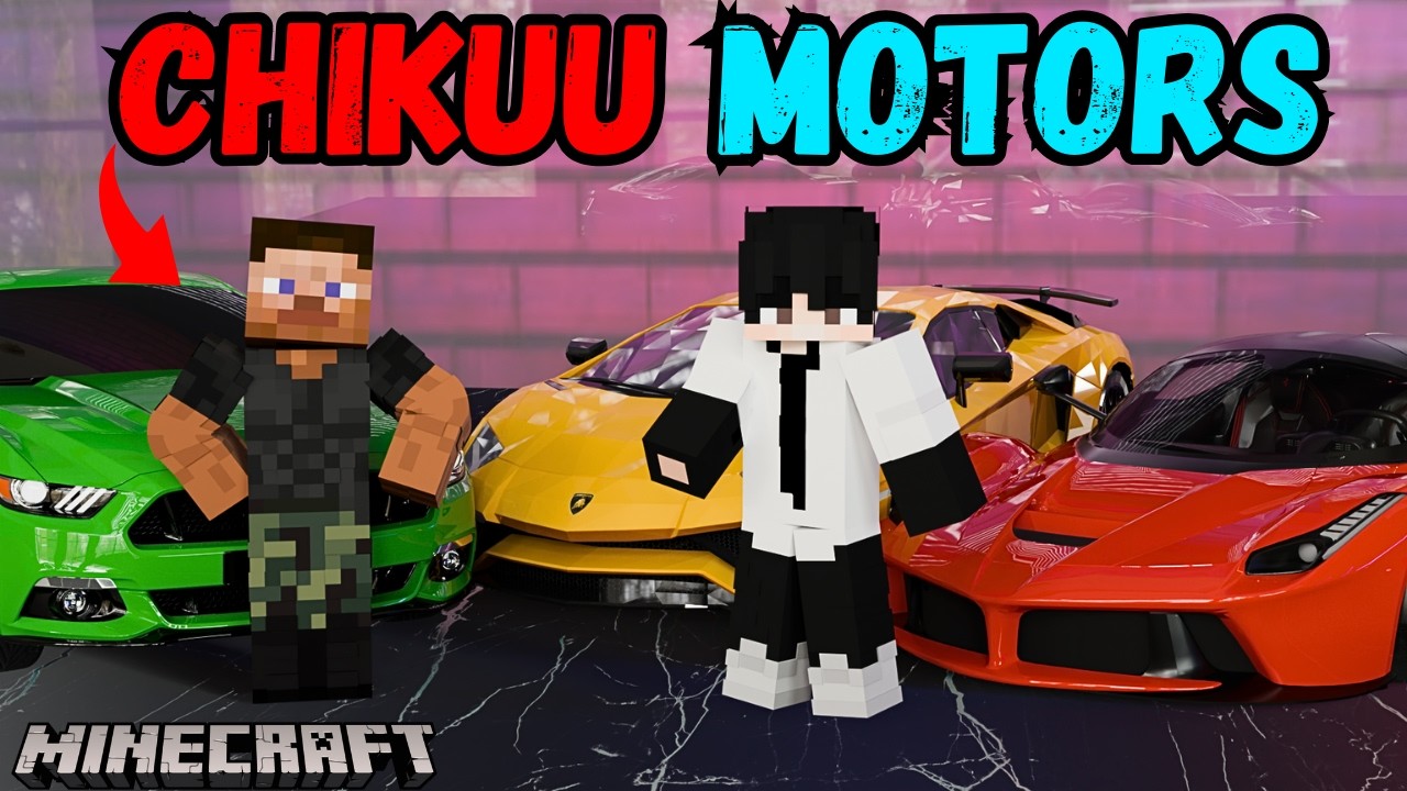 I OPENED LUXURY CARS SHOWROOM IN MINECRAFT🤯
