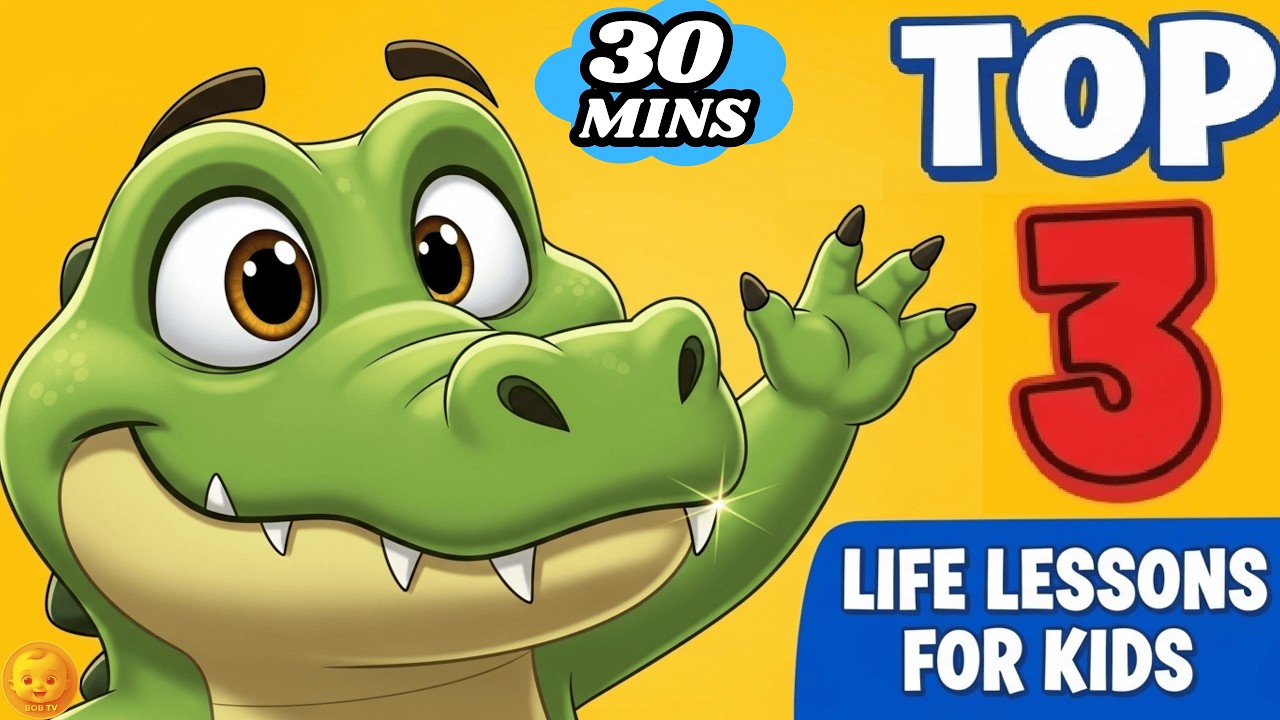 3 Animal Stories With Life Lessons for Kids 🐊  Meet Aurelia the Crocodile & Friends