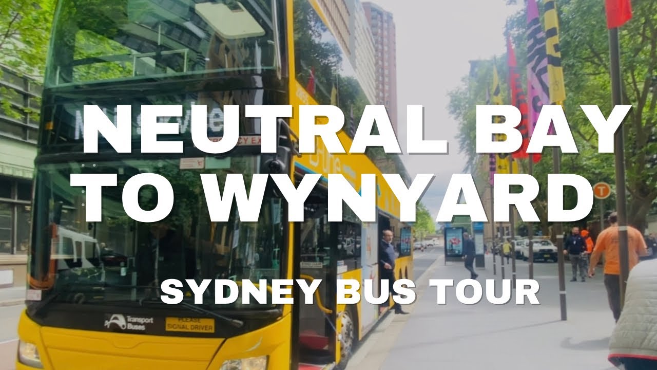 Take a bus in Sydney / Neutral Bay to Wynyard #sydney #bus #tour