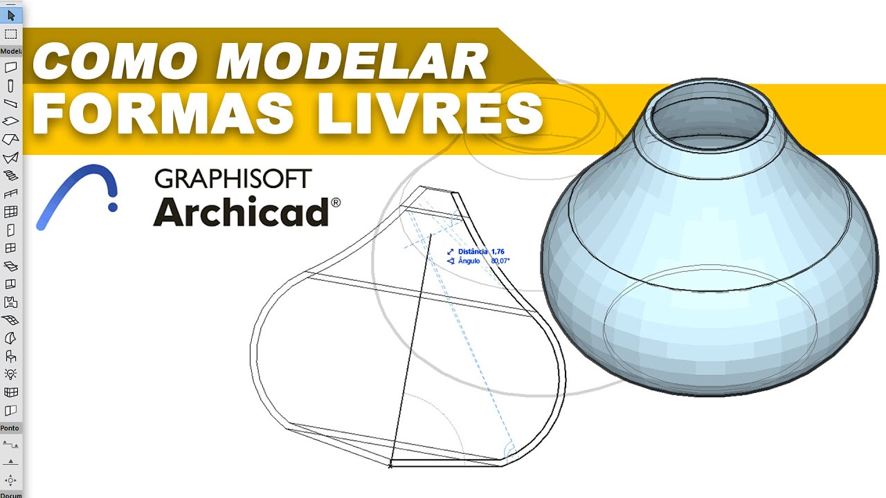 Como Modelar Formas Livres no Archicad - Ferramenta Morph