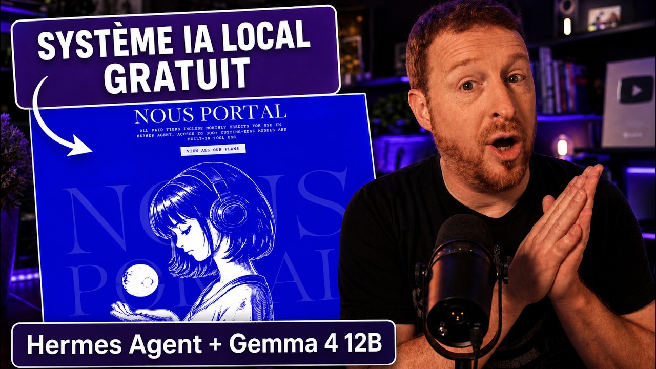 Hermes Desktop et Gemma 4 12b, syst&egrave;me IA local et gratuit !