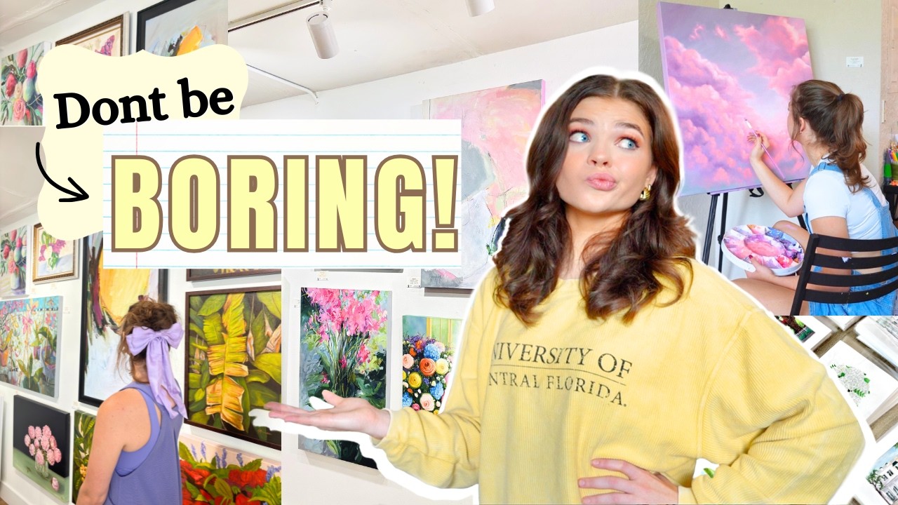 3 Ways to Stand Out in Art School 🎨 (Professors, Peers, Assignments)